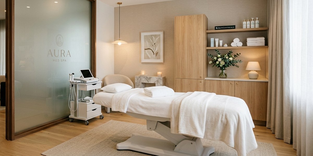 Med spa appointment setting dashboard showing calls made, appointments booked and calendar fill rate